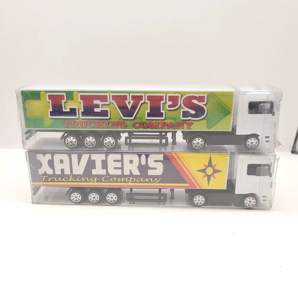 Swibco Trucking Company Toy Semi Truck Set of 10 New in package Green Orange
